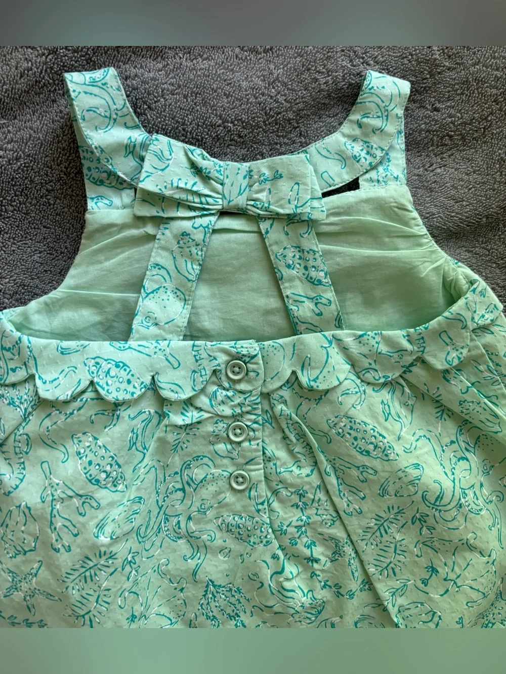 NWT Girls Tommy Bahama Sea Animals Shirt and Shorts Set
